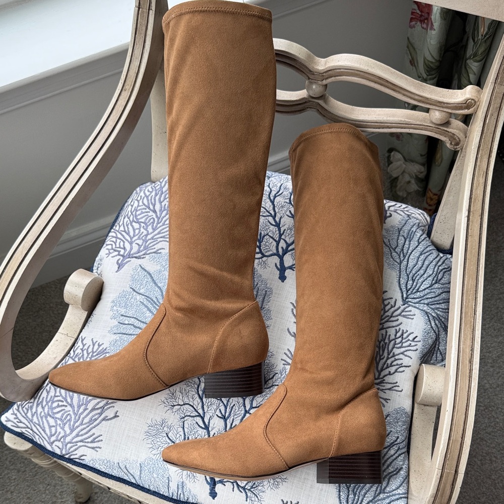 NWOT Boden stretch knee-high boots (size 39) - Picture 2 of 6